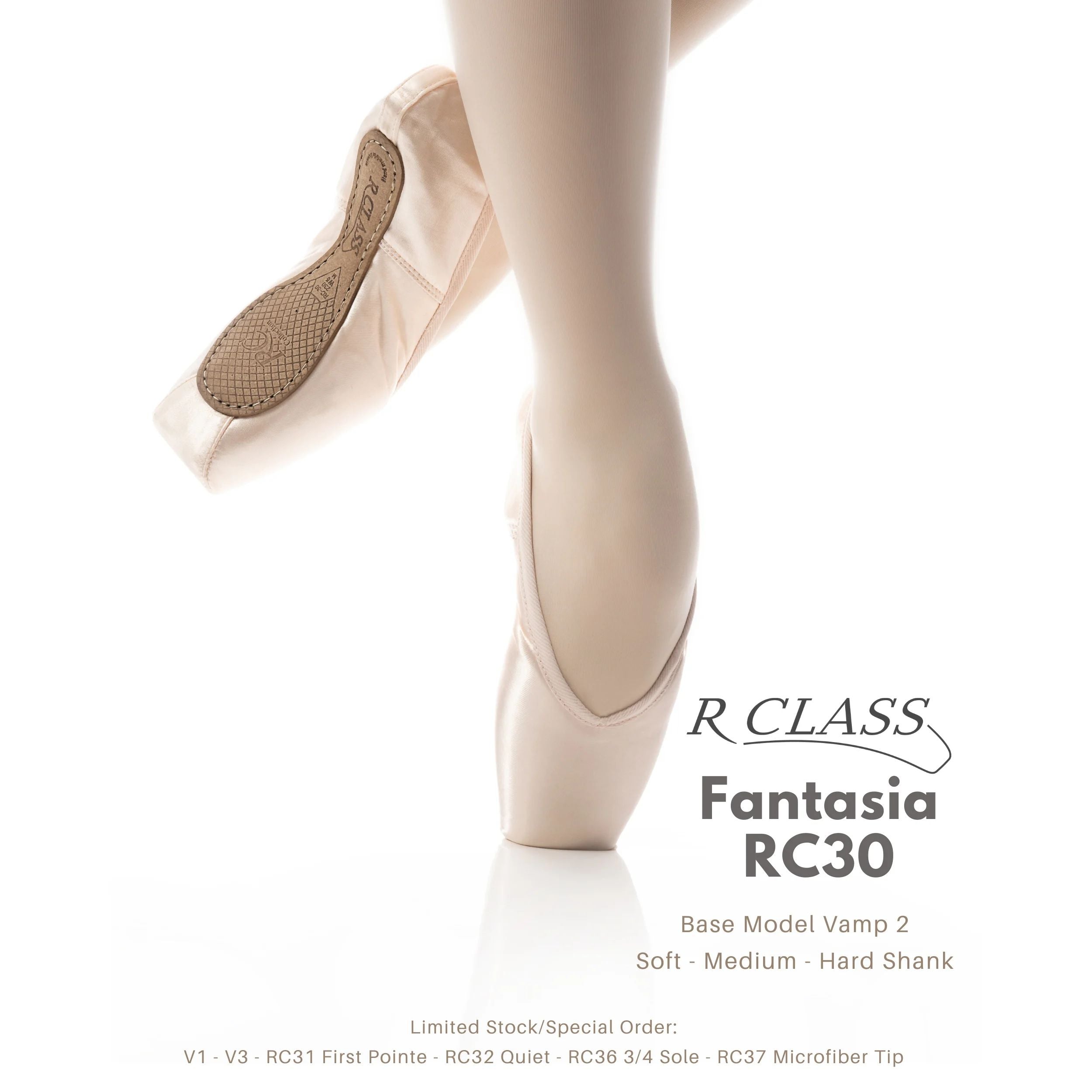 R-Class "Fantasia" Premium Pointe Shoes