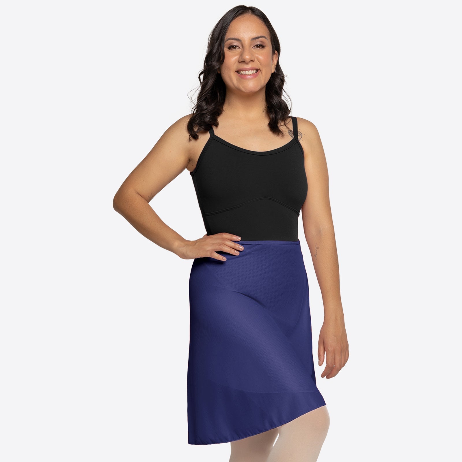 So Danca "Camille" Curvy Wrap Skirt